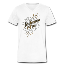 Load image into Gallery viewer, Forgiveness is Free | Men&#39;s V-Neck T-Shirt | Agape Flashcards - white