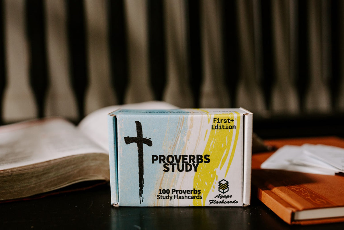 Agape Flashcards- Proverbs Study Flashcards | 100 of The Most Importan