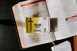 Agape Flashcards- Psalms Study Flashcards: Part 1 | 100 of The Most Important Verses from Psalms in the Bible