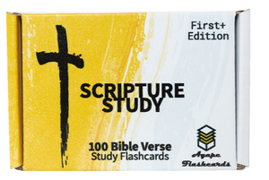 Agape Flashcards- Scripture Study Flashcards | 100 of The Most Important and Useful Bible Verses